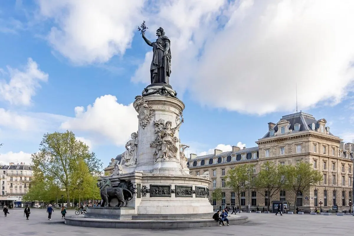 A21#Republique # Marais # 1Bedroom # Paris03 # Ac France